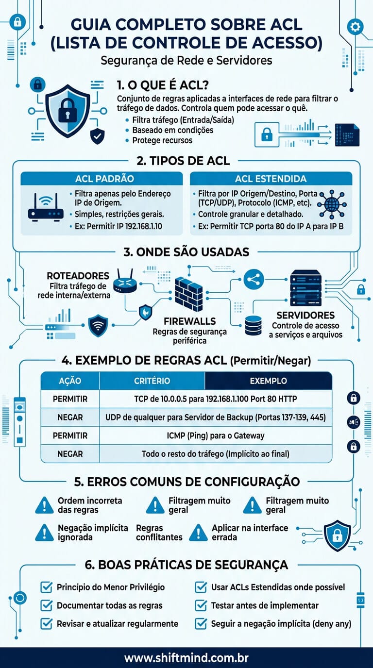 O que é ACL Como funciona e como configurar