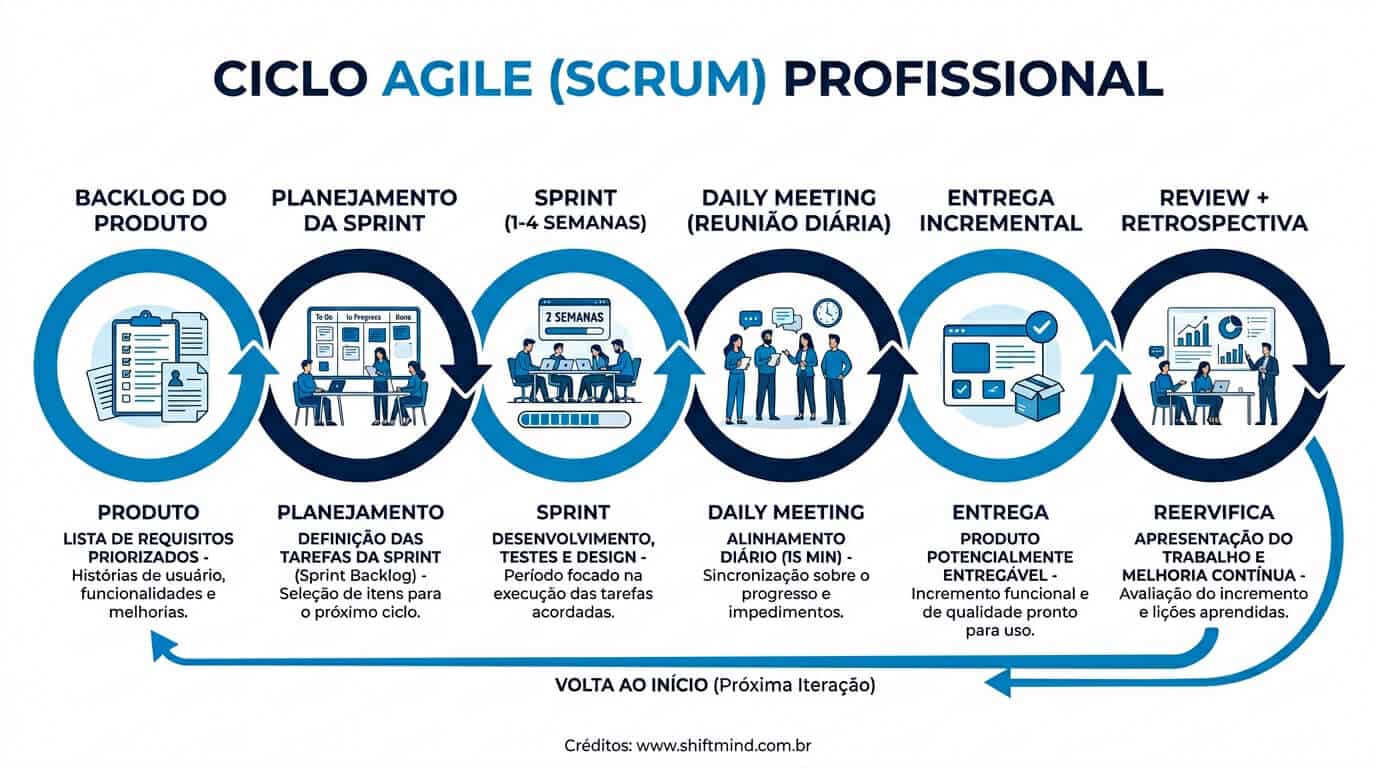 Agile princípios, frameworks e como aplicar na prática