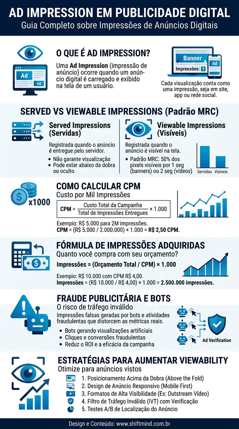 Exemplos de Ad Impression na prática