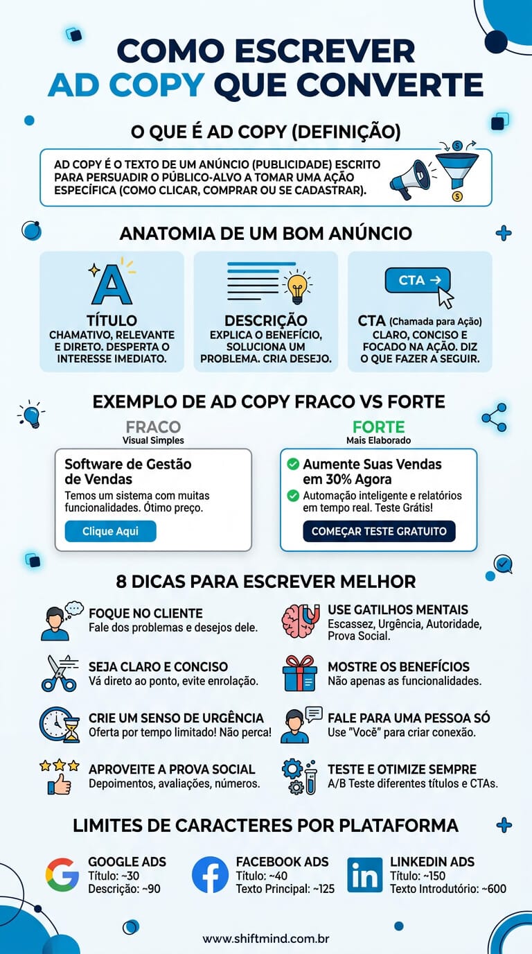 O que é Ad Copy Como escrever textos que convertem