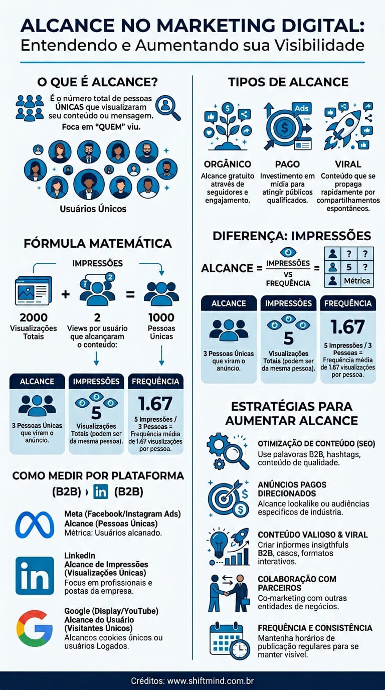 O que é: Alcance (Reach)